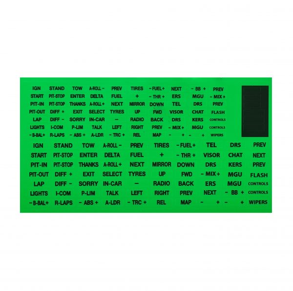 Fluorescent Green Sim Stickers